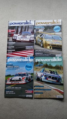 POWERSLIDE Magazin - Historischer Motorsport - 4 Hefte Nummern 9, 18, 20 und 27