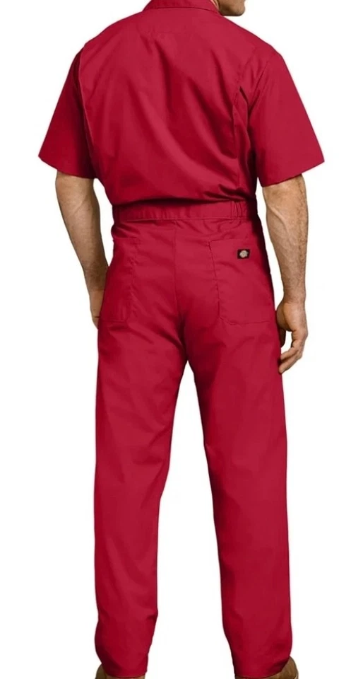 Dickies, Short Sleeve Coverall, 33999, Red, 2XL, New with tags - Image 2 of 4