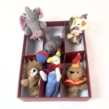 Murdoch  Ross Finger Puppets by Restoration Hardware set of 6 children toy fun
