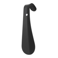 Shoe Horn 5.9" Metal Curved Handle Shoe Helper Shoehorns, Black