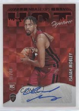 2022-23 Panini NBA Hoops Hot Signatures Rookies Red /25 Isaiah Mobley Auto 9bg