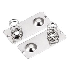 Battery Spring Plate AA Battery Spring Contact Nickel Plate 24mmx11mm 100 Pcs
