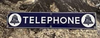 Vintage Rare 1939 Original Bell System Telephone Porcelain Phone Booth #26 Sign