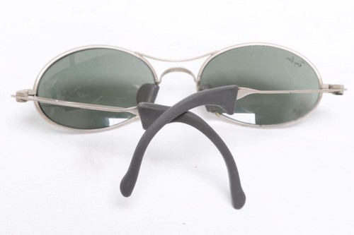 Ray-Ban Orbs Sunglasses RB2178 Oval Vintage 90s Italy Gold Frame Green Lenses - Picture 5 of 8