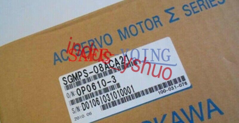 1Pcs New Yaskawa Servo Motor Sgmps-08Aca21
