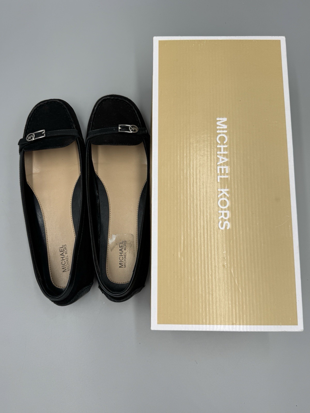 Michael Kors Women's Bryce Moc Suede Black Ballet Flats Shoes Size 8.5M READ thumbnail 14