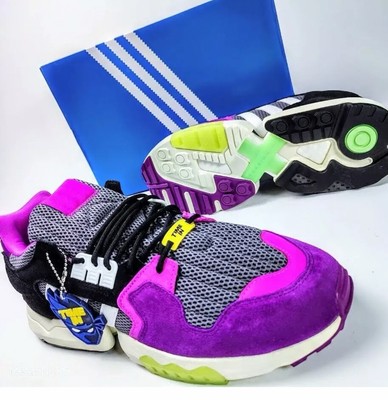Size 14 - Men's Adidas Ninja ZX Torsion Shoes Purple Black White NWB FW9831
