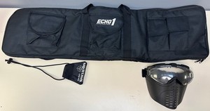 Airsoft Lot: ECHO1 Rifle Soft Case, Basic Mask & Barrel Cover / Safety Lot