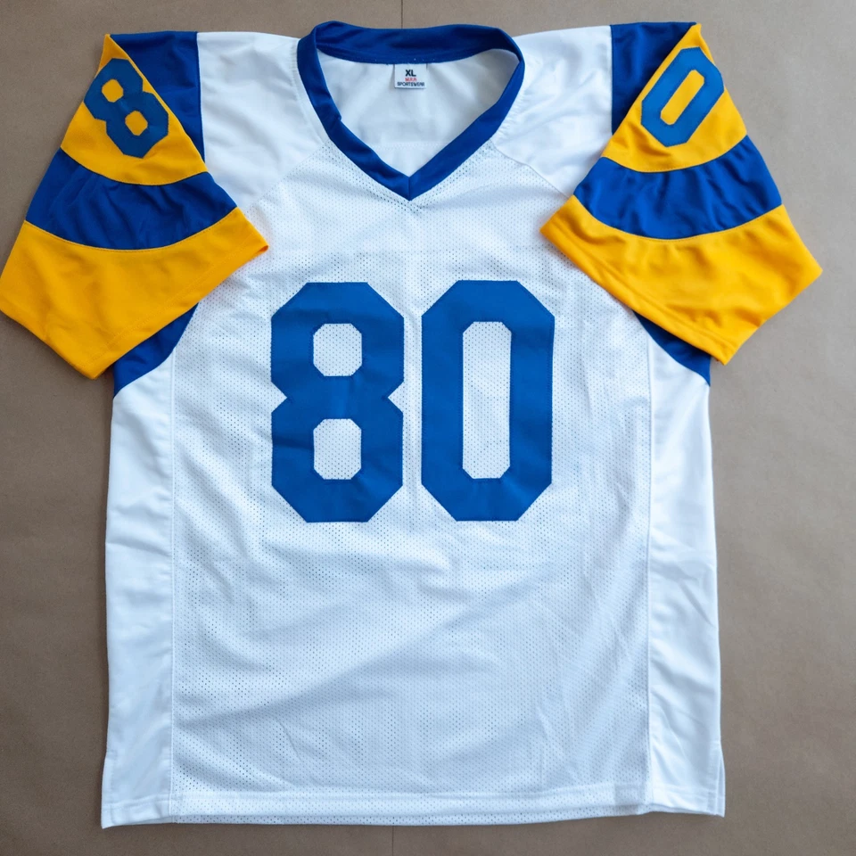 艾萨克·布鲁斯签名定制白色足球球衣带贝克特真品证明 — 第 4/4 张图片