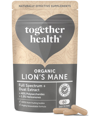 Together Health Löwenmähnenpilz Nahrungsergänzungsmittel - 60 Kapseln