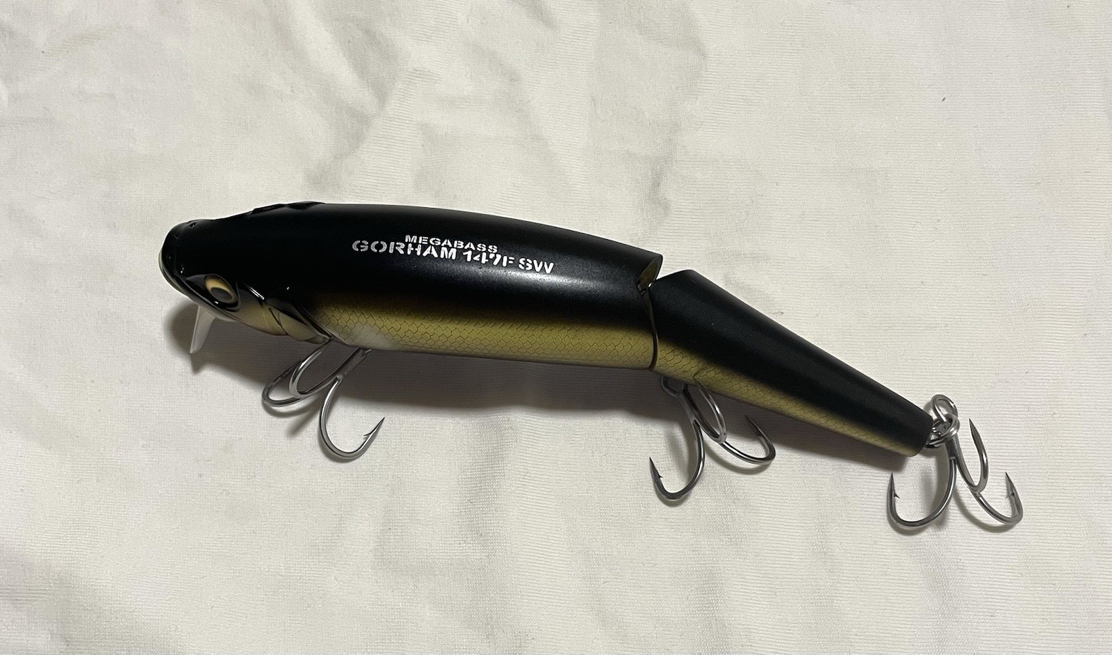 Megabass GORHAM 147F Swimbait Lure Bass Fishing Japan Used - Image 3