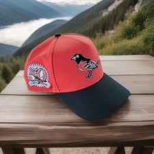 Baltimore Orioles 9Forty Orange Snapback W/ 50 Anniv. Patch