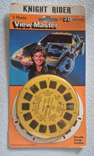 Vintage  Knight Rider View-Master 3D. 21 Pictures. 3 Reels