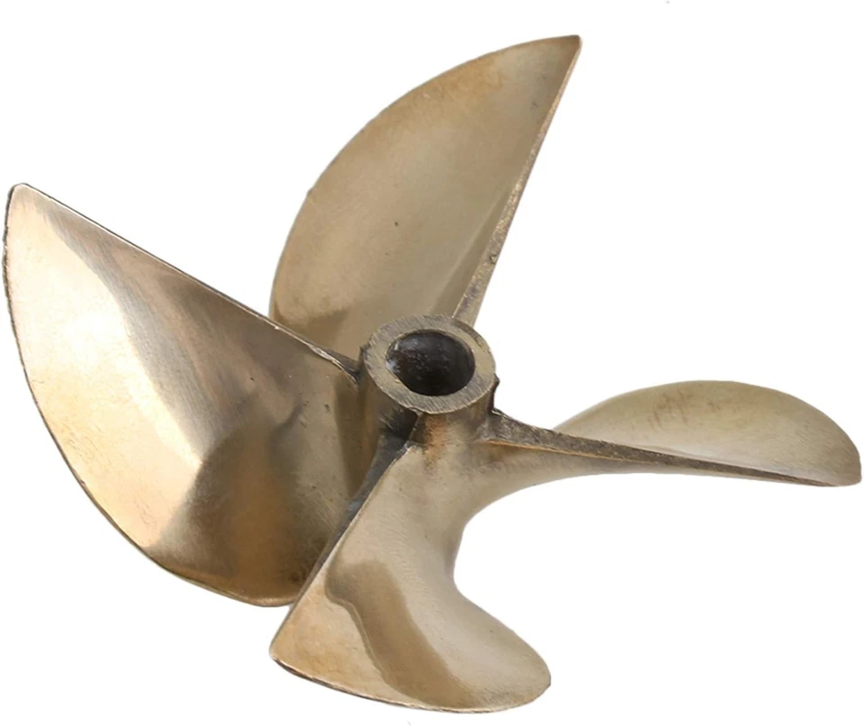 Aluminum Alloy RC Boat Propeller 67mm 4 Leaves 1/4" Shaft for Speed Racing - Image 3 of 4