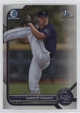 2022 Bowman Draft Chrome Refractor Gabriel Hughes #BDC-151 16xg