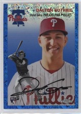 2023 Chrome Platinum Anniversary Blue Mini-Diamond Refractor Dalton Guthrie 0rd2