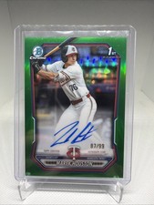 2026 Bowman Chrome 1st Autograph Marek Houston True Green /99 Auto #CPA-MHO