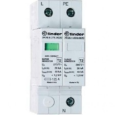 FINDER SPD LIMITATORE DI SOVRATENSIONE CLASSE 2 MONOF 2P 275VAC 1+1 20K