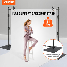 10ft x 10ft Pipe and Drape Kit - Heavy Duty Backdrop Stand with Carbon Steel Bas
