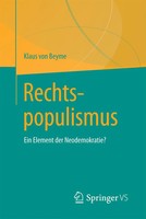 Klaus Von Beyme | Rechtspopulismus | Taschenbuch | Deutsch (2017) | Vi