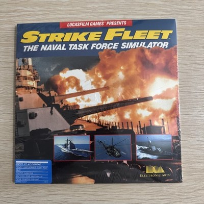 sealed Strike Fleet ibm pc computer game lucasfilm