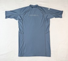 O  neill Mens Slate Blue 50 UV Protection S/S Stretch Performance Rash Guard 2XL