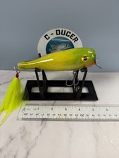 CD 47 Custom Danny Fatboy Metal Lip Swimmer.  Parakeet Pattern.  Striped Bass.