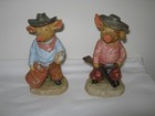 Vintage - 1 Set of 2 Enesco 1980 Pig Tales “Gunfight at Pig Corral” Figurines — photo 2