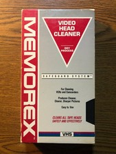 MEMOREX Vintage 1990 VHS Dry Head Cleaner