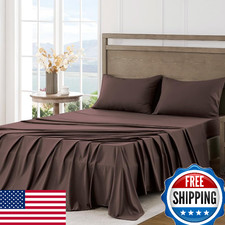 FreshCulture Full Sheet Set - Ultra Soft Brushed Microfiber Full Size Sheets