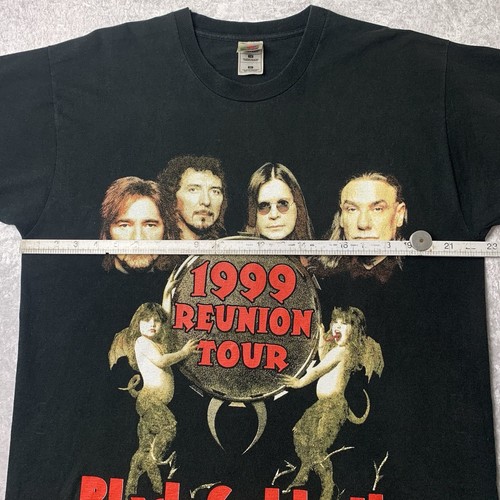 Vintage Black Sabbath Reunion Tour 1999 T Shirt Size XL Metal Band Ozzy Osbourne - Picture 7 of 12