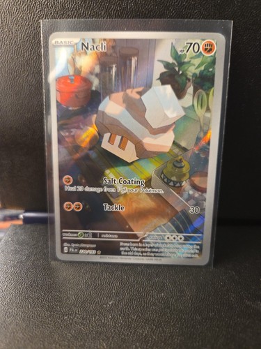 Pokémon Nacli TCG Scarlet & Violet Paldea Evolved Holo Card 220/193 Illustration