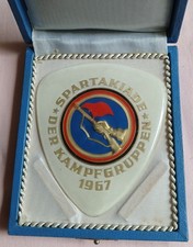08 069 DDR Plakette Spartakiade der Kampfgruppen 1967