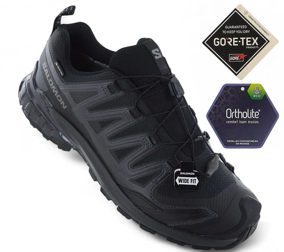 Salomon XA Pro 3D V9 Wide GTX Gore Tex - Zapatos de Senderismo 472770 Trail Running Zapato Foto 2 de 4