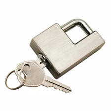 Reese Stainless Steel Adjustable Trailer Tow Hitch Coupler Tongue Lock w/ 2 Keys