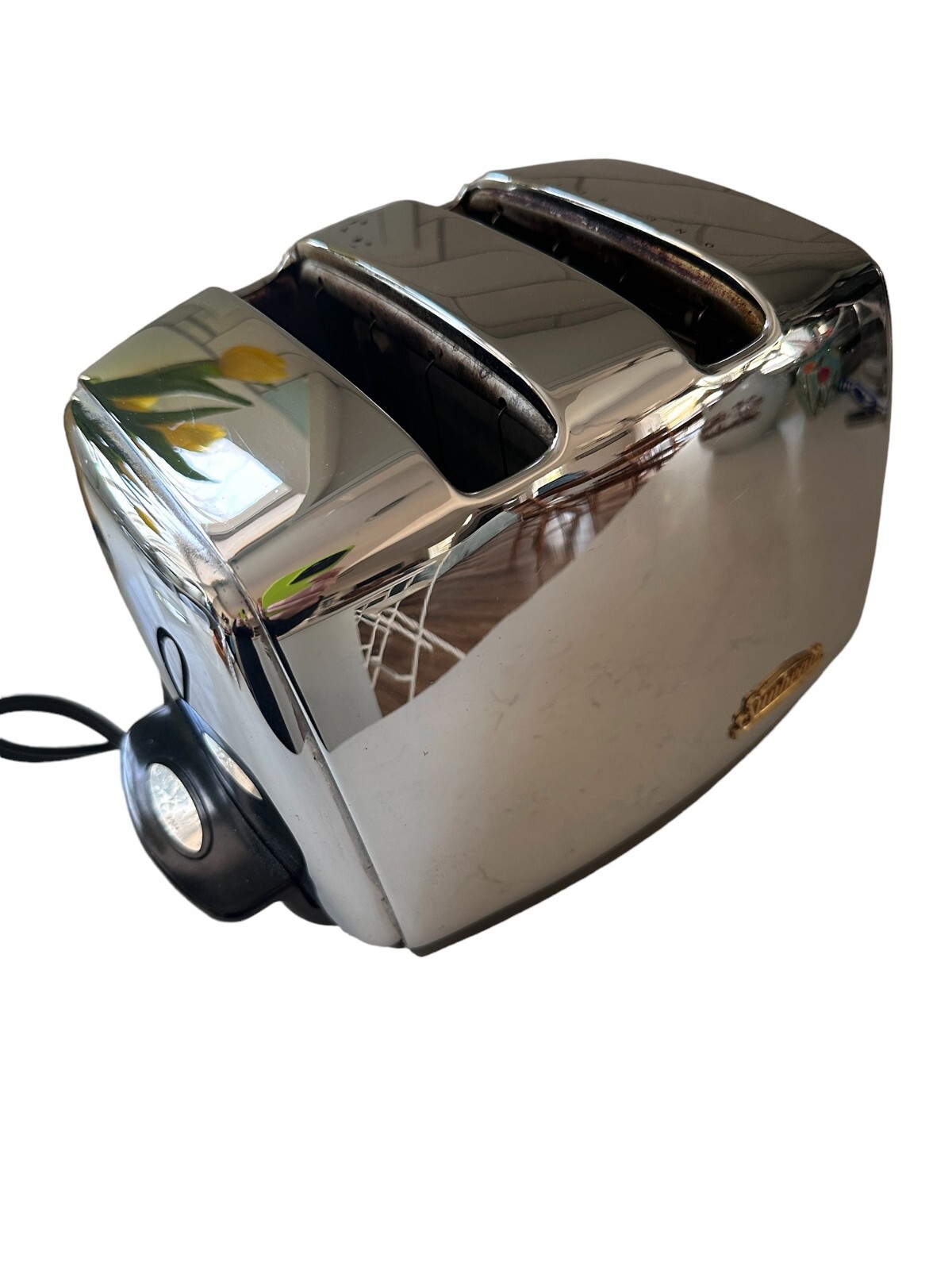 Sunbeam Toaster Vintage T351 Mid Century Made in USA Chrome Excellent