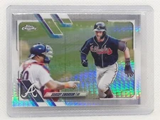 Dansby Swanson 2021 Topps Chrome Baseball - Prism #7 - Atlanta Braves