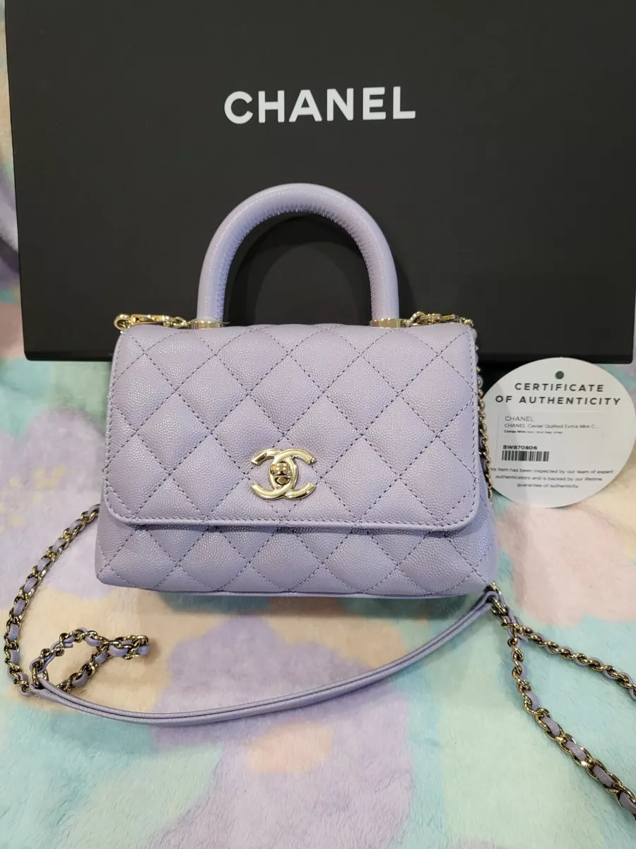 Chanel Medium Coco Handle Flap Light Pink Caviar Light Gold Hardware –  Madison Avenue Couture