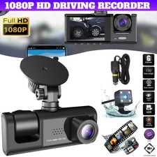Camara Dash HD De Seguridad Para Auto Carro Coche Con Delantero Trasero Interior