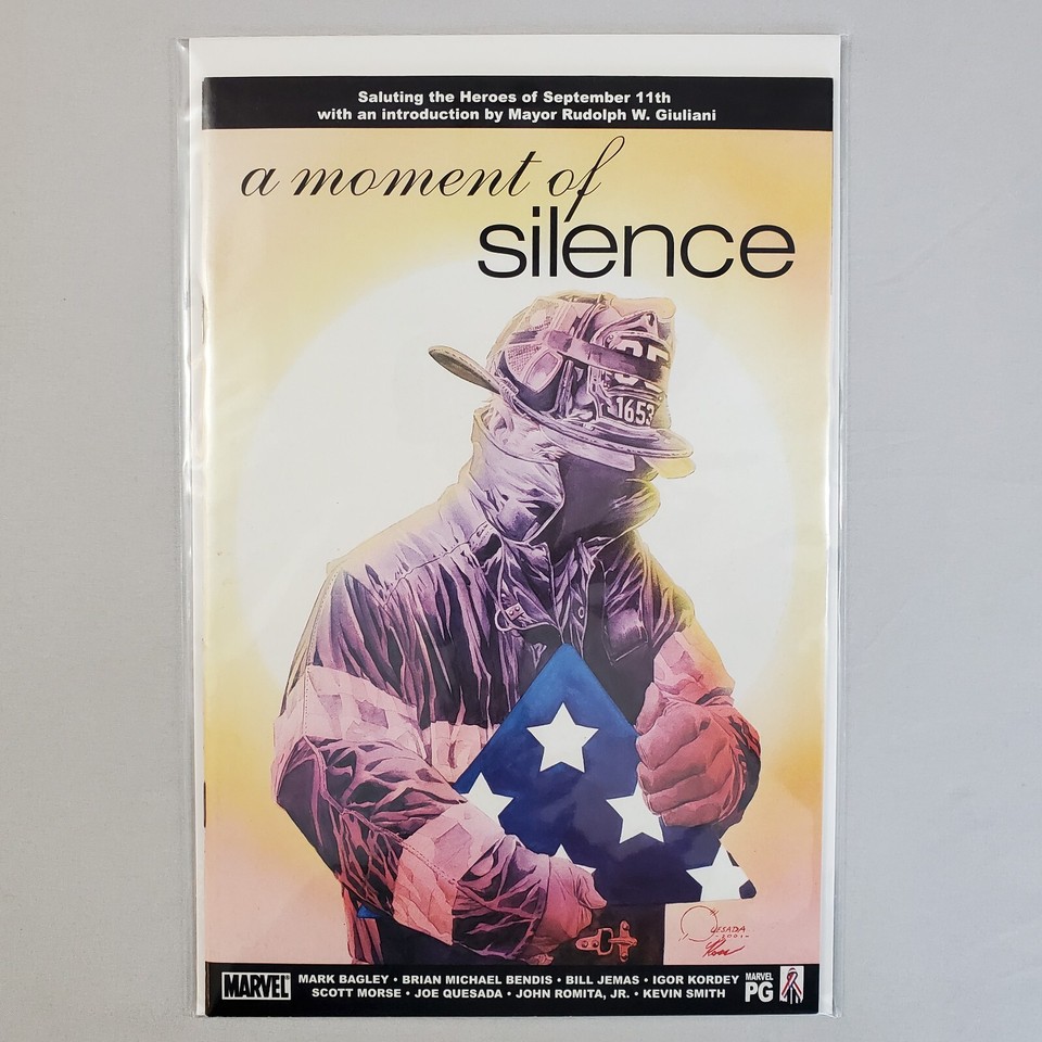 A Moment of Silence #01 Feb 2002 Marvel Comics 9-11 WTC Attacks Alex ...