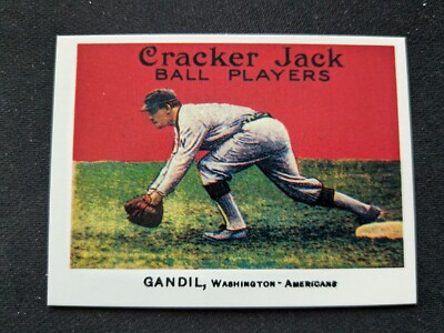 1915 Cracker Jack Reprint Baseball Card # 39 Chick Gandil