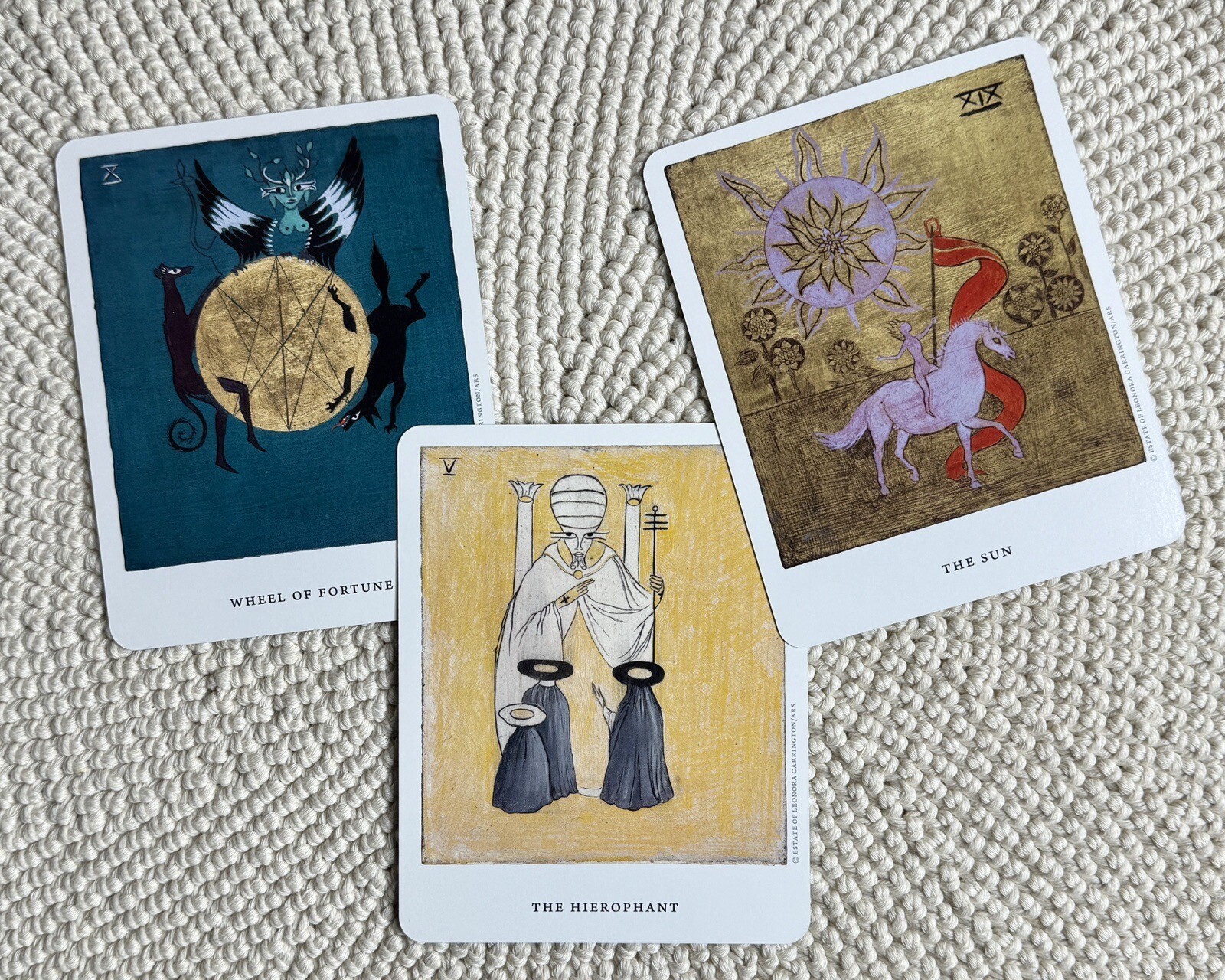 Leonora Carrington Major Arcana Tarot First Edition Deck Fulgur Press