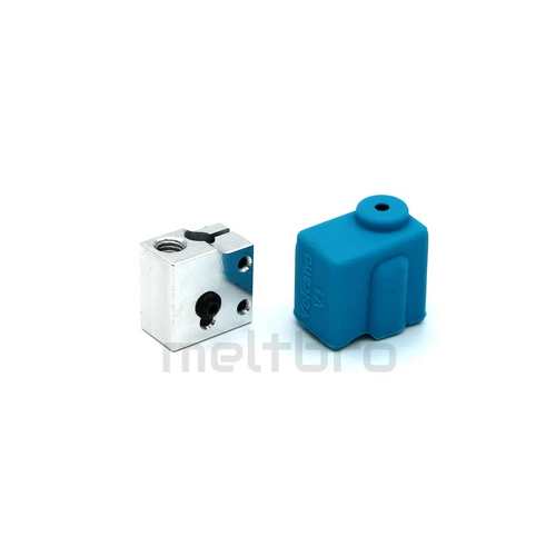 Original Artillery Sidewinder X2 Genius hotend, CNC gefräster Volcano Heizblock