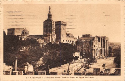 Avignon - Kathedrale Notre Dame Des Doms Und Palast Der Papst-