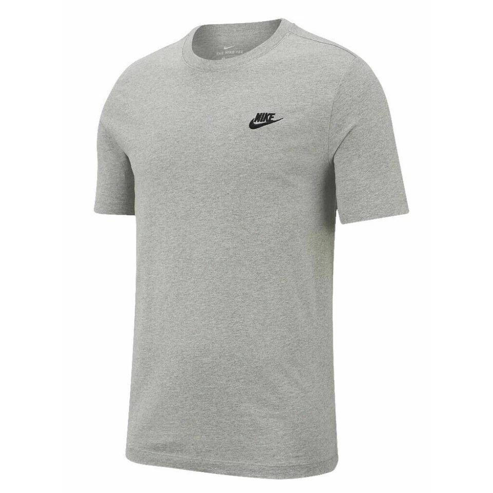 Camiseta masculina Nike bordada logotipo atlética manga curta algodão