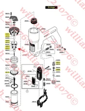 Senco Model L LS Pin Nailer Complete O-ring Kit + LB5012 Firing Valve Seal