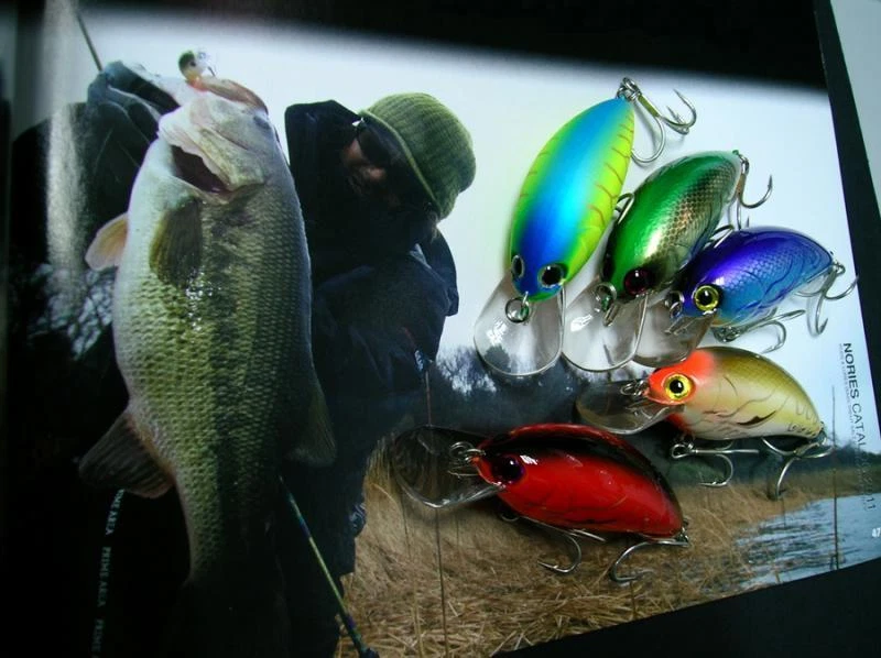 MODELOS NORIES MANIVELA DESPARASITANTE TIRO LABIO CORTO CrankBait - ¡Gran variedad de colores! Foto 3 de 4