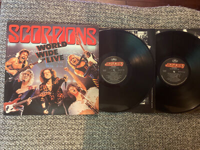 Scorpions Lp World Wide Live 1985 V. G 2x Lp Original Press