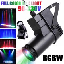 30W Pinspot RGBW Beam LED Stage SpotLight Lighting DMX Show Party Disco DJ Club