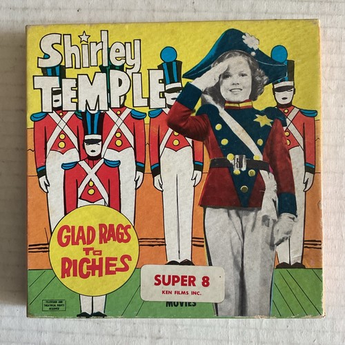 Shirley Temple Glad Rags To Riches Vintage Super 8 Home Movie Reel 223 - Bild 1 von 3